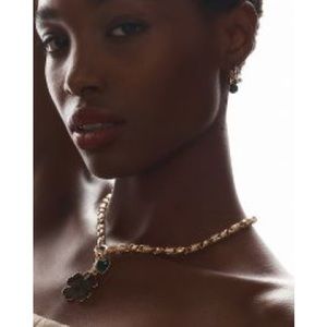 ISO The Anthropologie Four-Leaf Clover Gold Charm Necklace